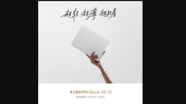 Bocoran Xiaomi Book Air 13. [JD.ID]