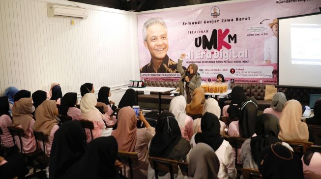 Majukan Produk UMKM Lokal, Srikandi Ganjar Jabar Gelar Pelatihan Bertema Meningkatkan Keuntungan Bisnis Melalui Medsos