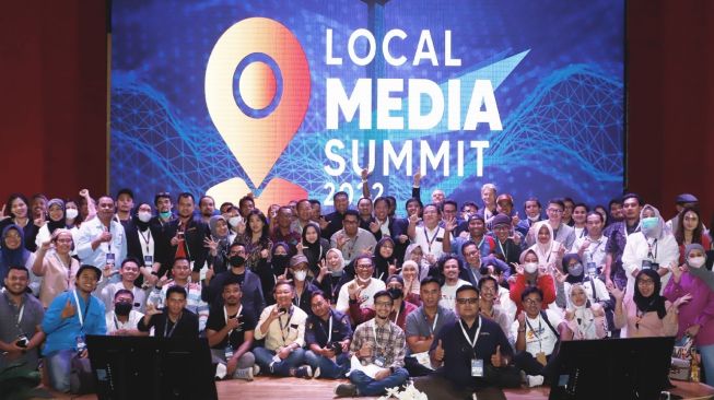 Local Media Summit 2022 day 1. (Suara.com/Alfian Winanto)