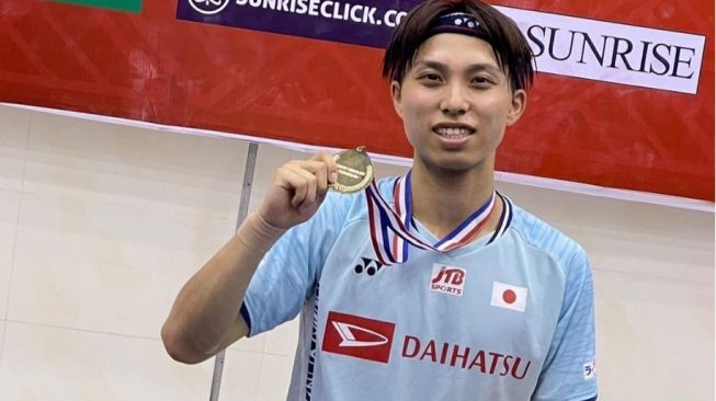 Profil Kodai Naraoka, Bintang Baru Bulutangkis Jepang Lawan Vito di FO 2022