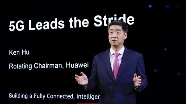 Rotating Chairman Huawei, Ken Hu. [Huawei Indonesia]