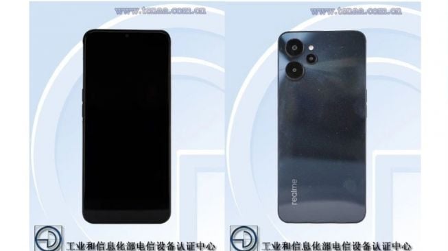 Gambar Realme RMX3615 terungkap melalui daftar TENAA [Gizmochina/TENAA]