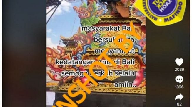 CEK FAKTA: Video Kedatangan Anies di Bali Disambut Upacara Meriah oleh Warga, Benarkah?