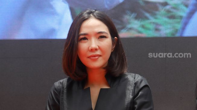 Gisela Anastasia saat ditemui di Jakarta, Jumat (28/10). [Suara.com/Oke Atmaja]