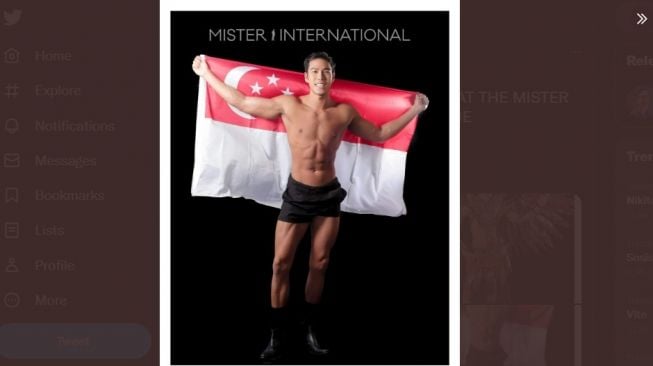 National Costume Finalis Mister International Singapura Cuma Pakai Celana Pendek dan Berita Terpopuler Lainnya