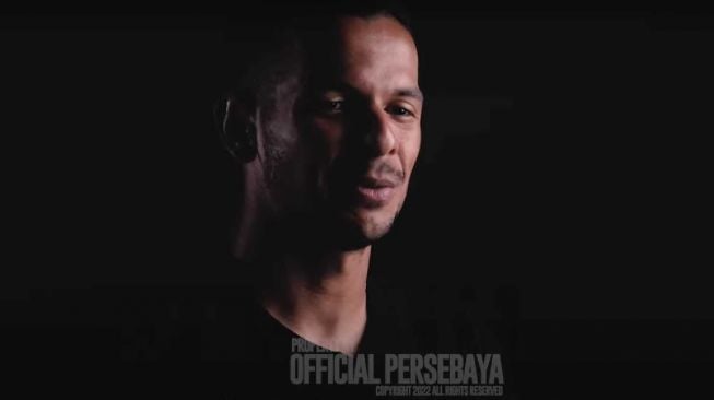 Penggawa asing Persebaya Surabaya, Leo Lelis. [Tangkapan Layar YouTube Official Persebaya]