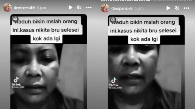 Dewi Perssik mengunggah foto seorang perempuan yag diduga menghinanya. Depe akan melacak perempuan tersebut. [Instagram]