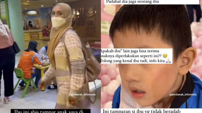 Viral Emak-Emak Tampar Bocah di Playground Mega Mall Pontianak Hingga Pipi Merah: Kayak Orang Gila!