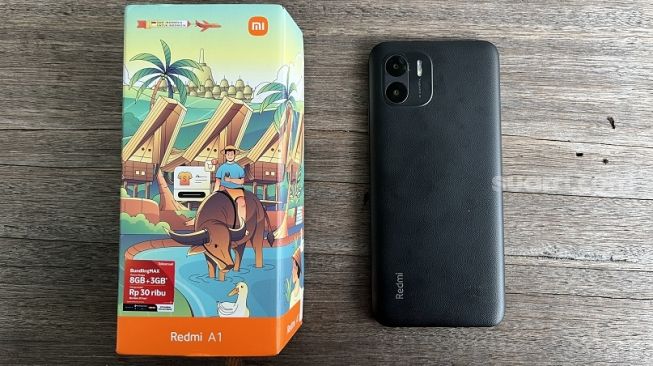 Redmi A1. [Suara.com/Dicky Prastya]