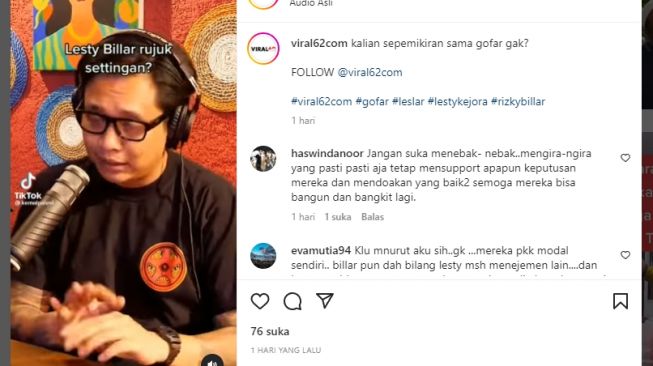 Tangkapan layar video. [Instagram/@viral62com]