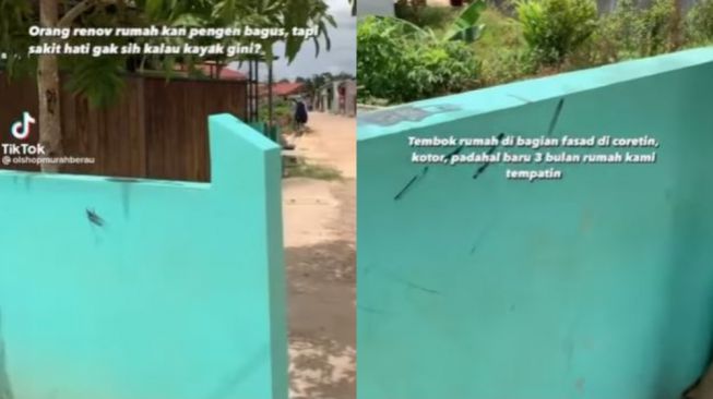Baru Dicat, Anak Tetangga Coret-Coret Tembok Reaksi Orangtuanya Ditegur Malah Bikin Kesal