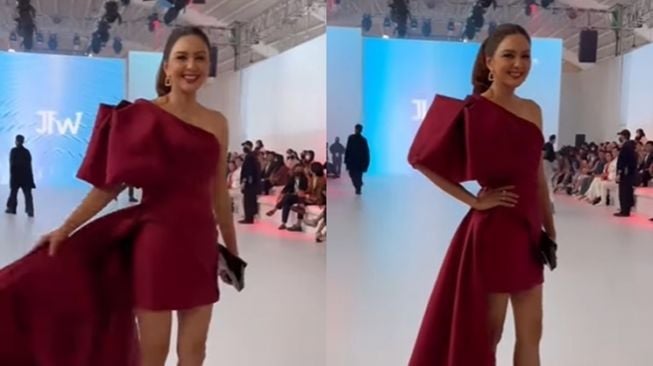 Potret Donna Agnesia di JFW (Instagram/@dagnesia)