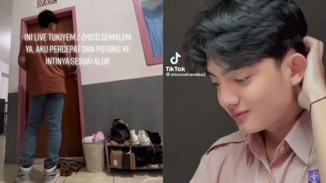 Siapa Zhico Nofriandika? Seleb TikTok Viral yang Pergoki Pacarnya di Kamar Kos dengan Lelaki Lain