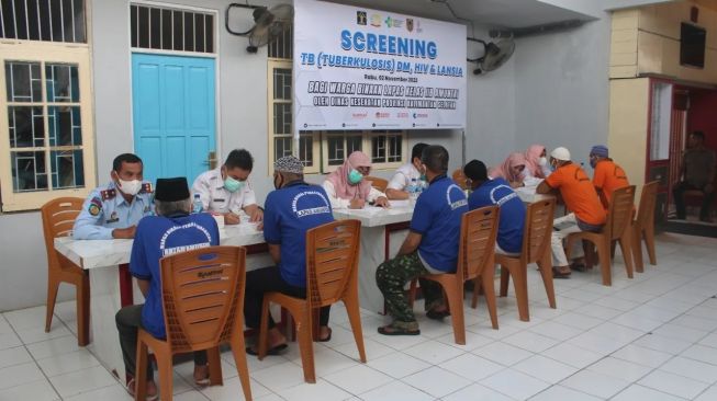 Pemeriksaan Kesehatan, 35 Warga Binaan Lapas Amuntai Suspek Tuberkulosis