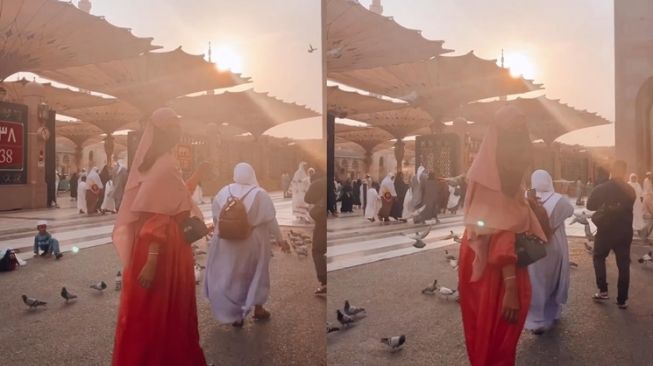 Momen Paula Verhoeven Umrah (instagram/@paula_verhoeven)