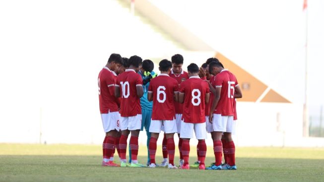 Timnas Indonesia U-19 jelang menghadapi Moldova U-20. [Dok. PSSI]