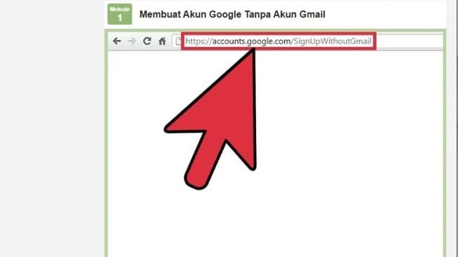 Tampilan di situs akun Google  [Wikihow]