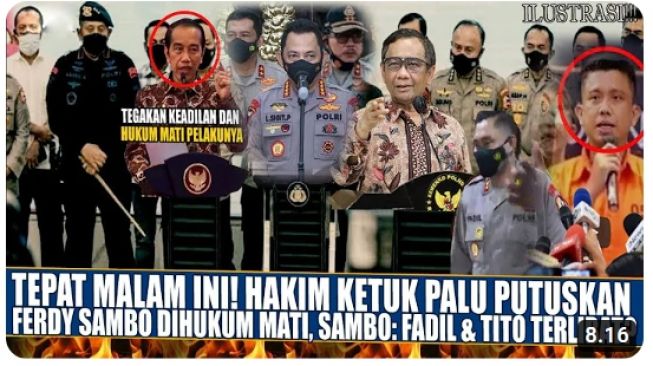 Majelis Hakim Ketuk Palu, Ferdy Sambo Divonis Hukuman Mati, Cek Faktanya di Sini