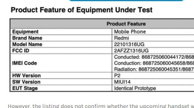 REDMI NOTE 12 PRO+ 5G MUNCUL DI SITUS FCC & IMEI [Gizchina]