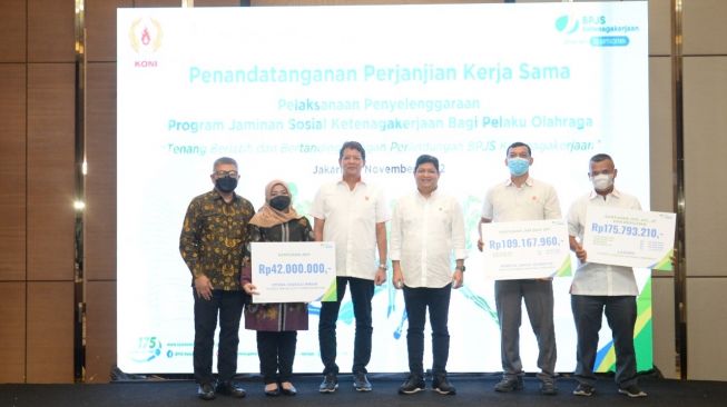 BPJS Ketenagakerjaan dan KONI Sepakat Lindungi Seluruh Ekosistem Olahraga