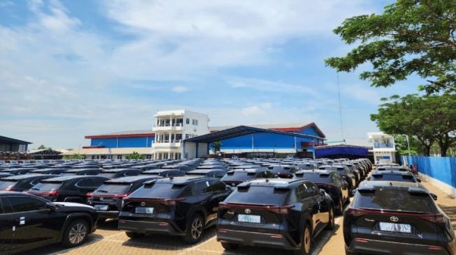 Mobil Listrik Toyota dan Lexus untuk Kendaraan Resmi KTT G20 Bali Tiba, Diangkut Kapal Ro-Ro