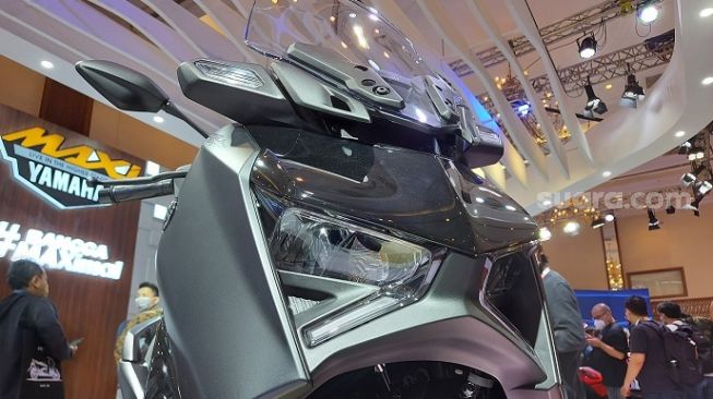 Yamaha XMAX Connected dengan performa semakin optimal dengan hadirnya berbagai fitur keselamatan [Suara.com/Manuel Jeghesta Nainggolan].