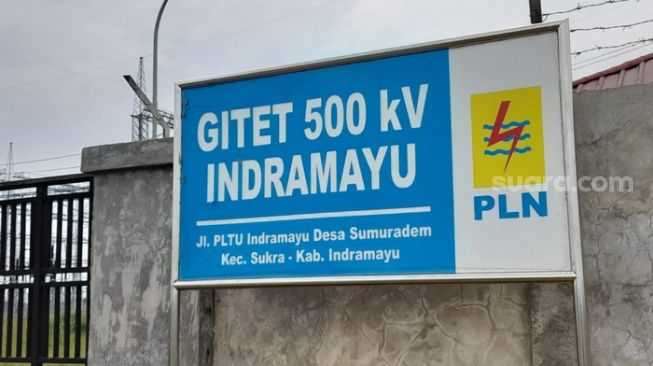 PLTU 1 Indramayu yang berlokasi di Jl. Raya Sukra, Sumuradem, Kec. Sukra, Kabupaten Indramayu, Jawa Barat (Suara.com/Danan Arya)