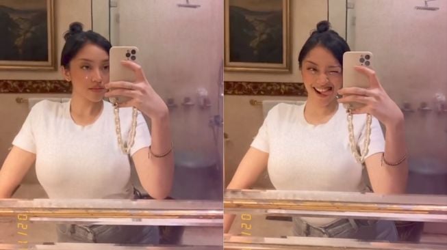 Mirror Selfie Kamar Mandi, Amanda Zahra Diprotes Warganet: Cakep Banget Ga Baik Buat Kesehatan Jantung!