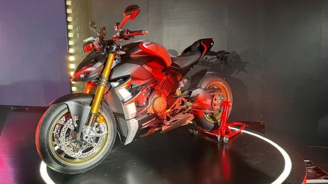 Ducati Streetfighter SP diluncurkan di Indonesia, Kamis (3/11/2022). [Ducati Indonesia]