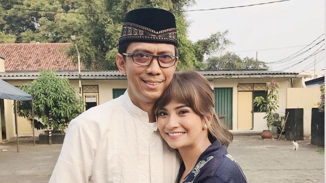 Potret kebersamaan Doddy Sudrajat dan almarhumah Vanessa Angel. (Instagram/dodysoedrajat_1)