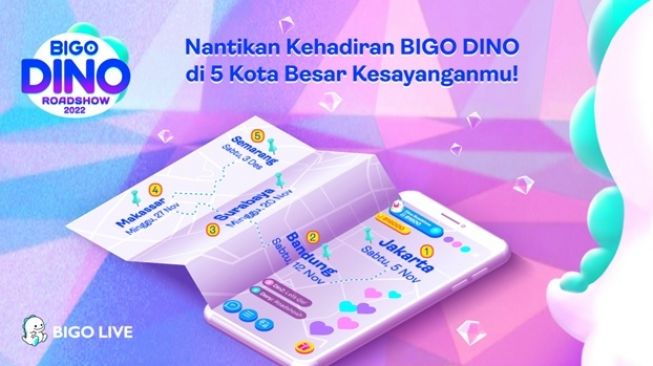 BIGO Giant Dino World Tour hadir di Indonesia