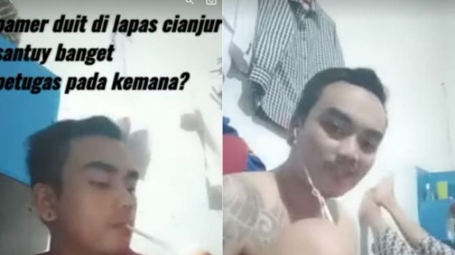 Viral Video Narapidana Pamer Uang, Ini Kata Lapas Cianjur