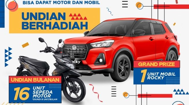 DAIFEST 2022, Program Seru Akhir Tahun Berhadiah Honda BeAT dan Daihatsu Rocky