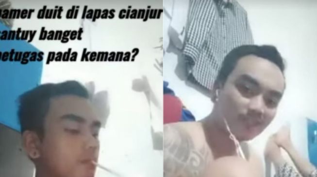 Gerai PS Store Digeruduk Massa Pendemo, Viral Napi Pamer Gepokan Uang di Dalam Sel Lapas Cianjur