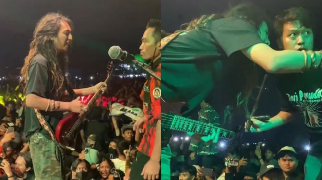 Kesal Sama Anggota Ormas, Gitaris Band Momonon Lakukan Ini Agar Mereka Mau Turun dari Panggung