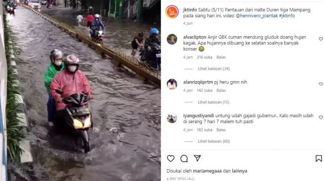 BPBD DKI Pastikan Banjir di Halte TransJakarta Duren Tiga Telah Surut