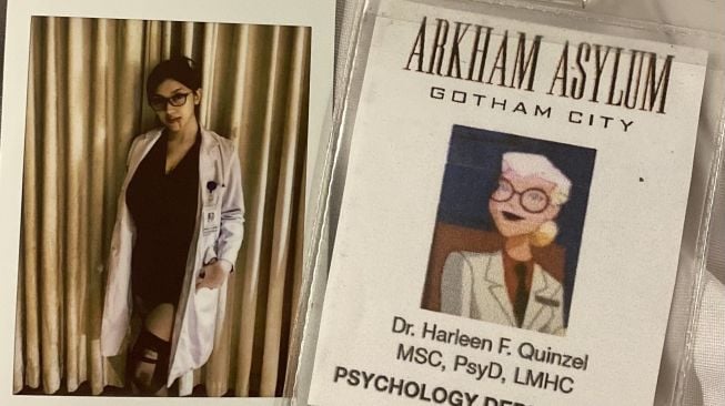 Amanda Zahra Cosplay Jadi Dokter Sinting dan Pakai Stocking Bolong, Puluhan Buaya Tiba-Tiba Ngaku Sakit