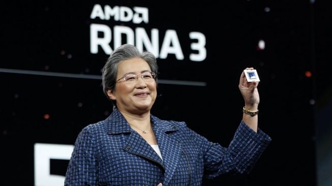 Chair and Chief Executive Officer, Lisa Su dalam peluncuran AMD RDNA 3. [AMD Indonesia]