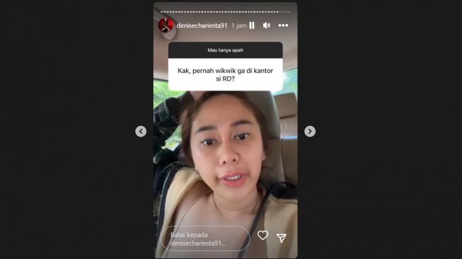 Denise Chariesta bongkar rahasianya pernah berhubungan seks di kantor RD (Instagram/@denisechariesta)