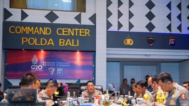 Tinjau Command Center, Kapolri Pastikan Pengamanan KTT G20