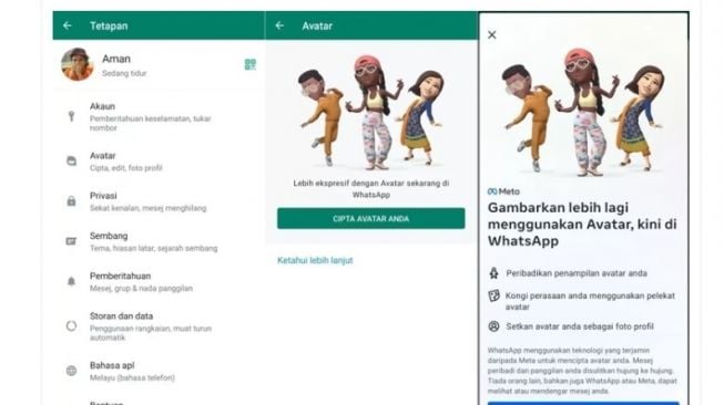 Avatar Facebook akan segera hadir di WhatsApp sebagai stiker baru [technave]