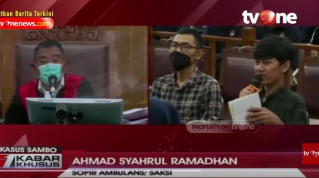 Jemput Jenazah Brigadir Yosua, Petugas Ambulance Diminta Cek Nadi Almarhum: Wajahnya Ditutup Masker