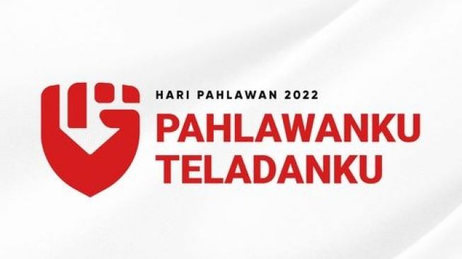 Logo Hari Pahlawan 2022 "Pahlawanku Teladanku", Apa Makna Kepalan Tangan Ini?