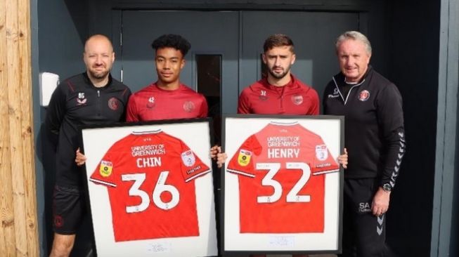 Pemain Charlton Athletic Richard Chin. [Charltonafc.com]