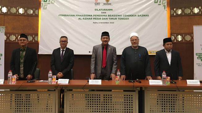 Dalam Pembinaan Beasiswa, Ketua Baznas: Peran Mahasiswa Al-Azhar Mesir Penting bagi Bangsa Indonesia