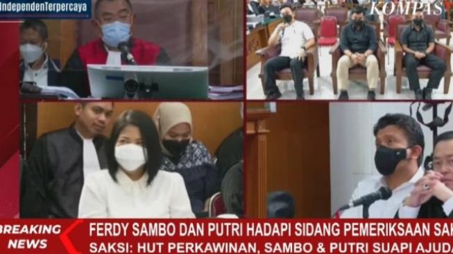 Momen Putri Candrawathi Tertawa Kecil Daden Cerita Ferdy Sambo Suapi Kue ke Para Ajudan, Ricky Dapat Suapan Pertama