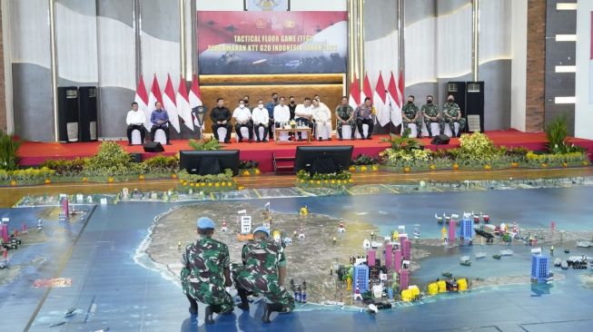 Turunkan 6.552 Prajurit TNI, Jenderal Dudung Ikut Dampingi Jokowi Pantau TFG Pengamanan Presidensi G20