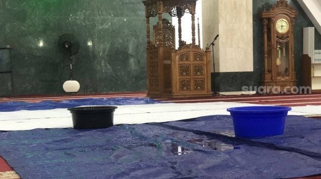 Tunggu Anggaran Pemprov DKI, Kebocoran Masjid Hasyim Asyari Bakal Diperbaiki Tahun Depan