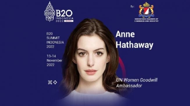 Fakta Menarik Anne Hathaway Bakal Jadi Pembicara B20 Summit 2022 di Bali