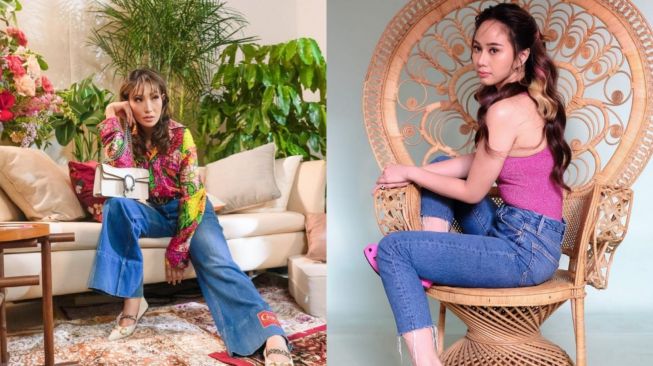 7 Adu Gaya Ayu Dewi dan Denise Chariesta, Mana Lebih Mempesona? (Dok: Kolase Instagram)